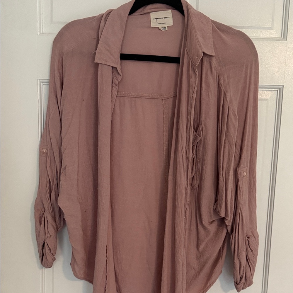 American Eagle Outfitters Mauve Blouse